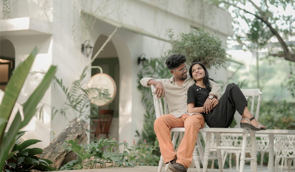 Sanu & Libina – Pre-Wedding Shoot at GVQ Cafe