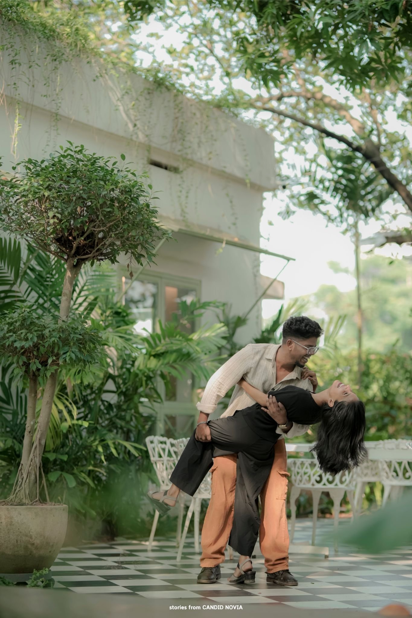 Sanu & Libina – Pre-Wedding Shoot at GVQ Cafe