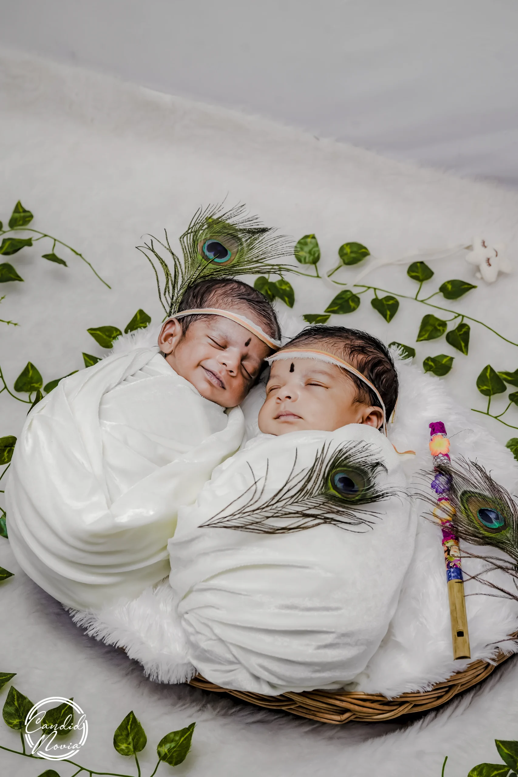 Aparna & Akhil – Newborn Shoot for Twins