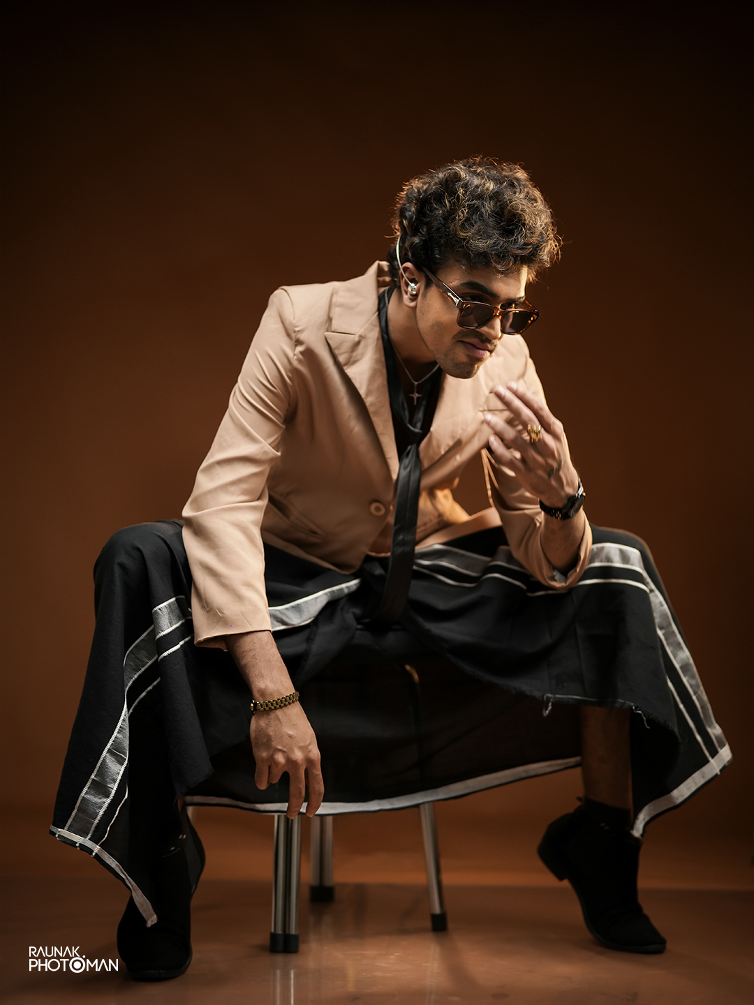Fashion and modeling photograph of Amruthesh Krishna (Amru) from Photowant’s previous work
